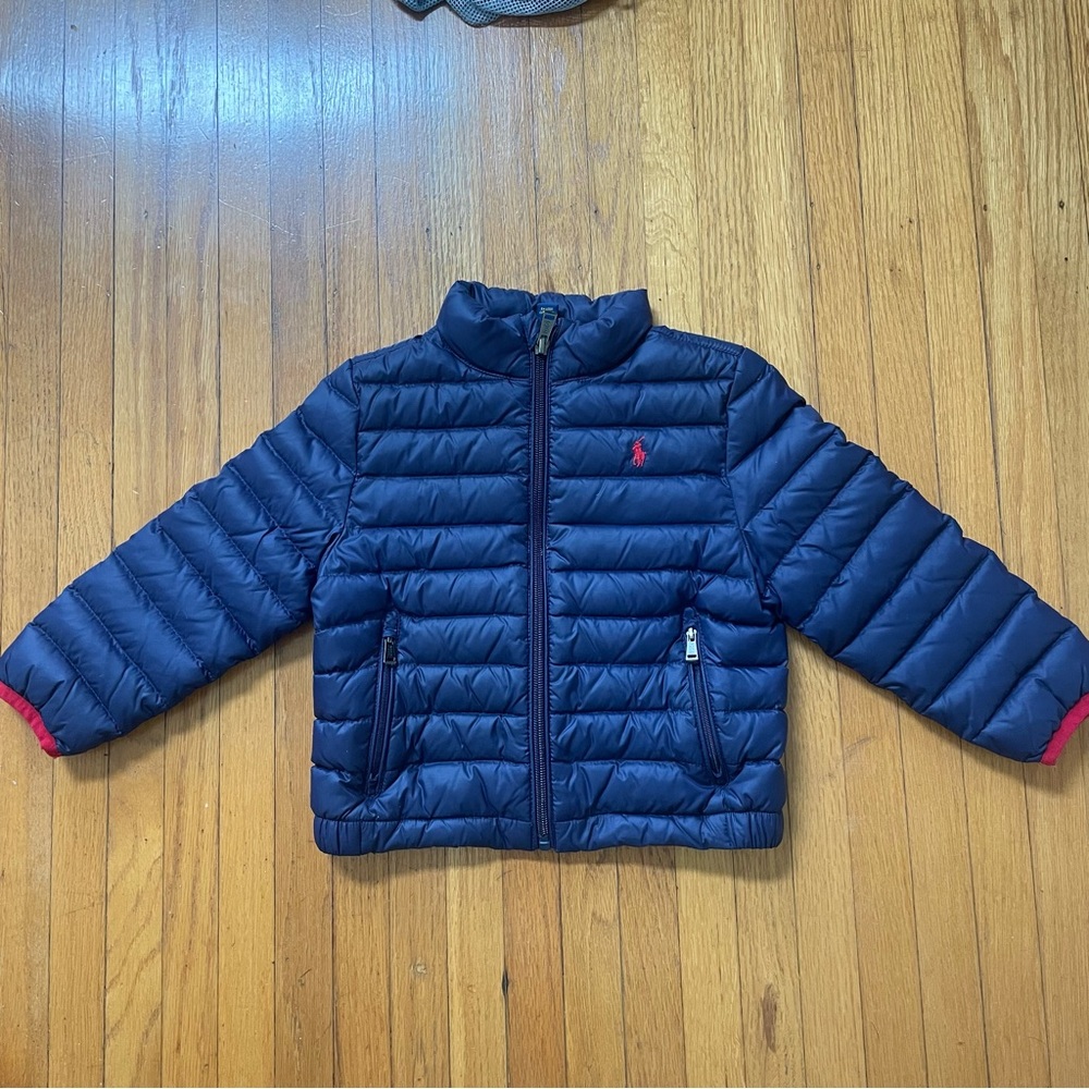 Polo Ralph Lauren Navy Down Puffer Jacket Coat
